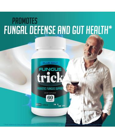 Fungus Trick - Toenail Fungi Probiotic For Clear Nails - Our Best Probiotic Nail Fungal Treatment - Fight Off Fungi From The Inside Out - Probiotics Immune Support - Myco Nuker Fungus Supplement - Buy Online on GoSupps.com