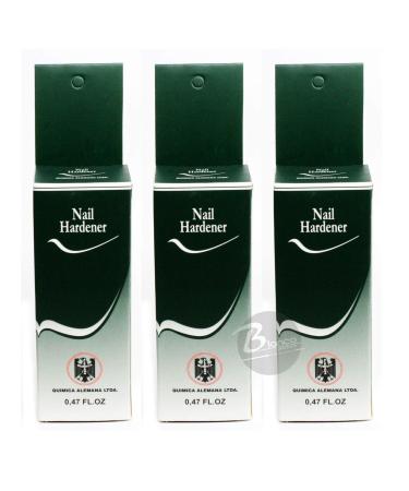 3 Bottles Quimica Alemana Nail Hardener Strengthener Polish Treatment 0.47 oz - Buy Online on GoSupps.com
