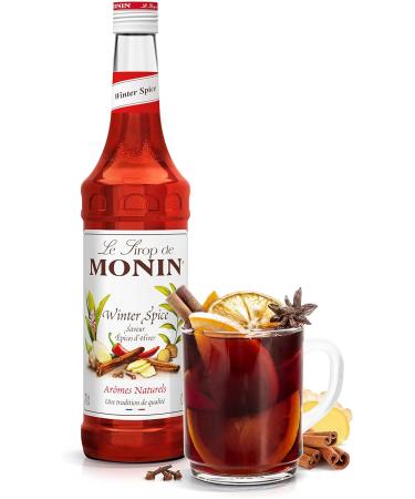 MONIN Premium Winter Spice Syrup 700ml for Coffee & Cocktails - Vegan-Friendly & Allergen-Free, 100% Natural Flavours - Pack of 1 - Buy Online on GoSupps.com