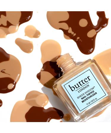 butter LONDON Sheer Wisdom Nail Tinted Moisturizer Light - Hydrating Nail Treatment - Buy Online on GoSupps.com