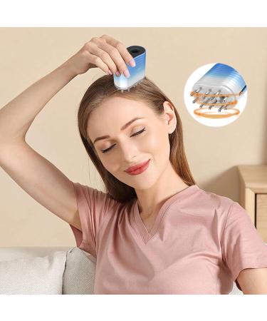 Electric Hair Oil Applicator Precision Oil Dispenser for Scalp and Hair Treatment soft and heated design for better absorption ideal for Blue - Buy Online on GoSupps.com