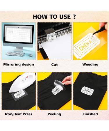 CAREGY Heat Transfer Vinyl HTV for T-Shirts - 12 x 50' Roll in White - Buy Online on GoSupps.com