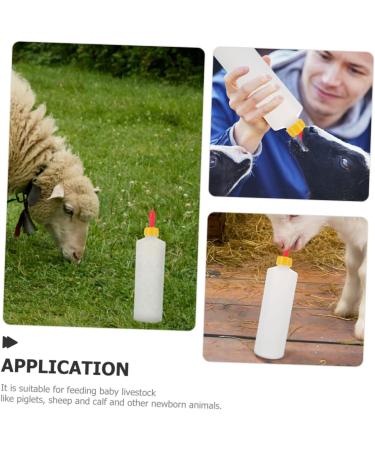 Balacoo 1 Set Lamb Feeding Bottle Feeding Bottles Milk Bottle Goat Milking Supplies Piglet Breast-Feeding medium As Shown - Buy Online on GoSupps.com
