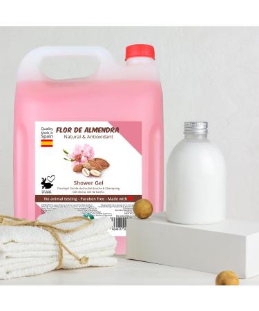Intercabo Soluciones SL Almond Blossom Shower Gel Set of 2 x 5L Moisturizing and gentle care Natural almond scent Mild cleansing Longlasting freshness Bulk pack for daily use - Buy Online on GoSupps.com