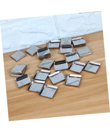 FOYTOKI 180 Pcs Pans for Eyeshadow Empty Eyeshadow Tins Makeup Tin Pans Empty Eyeshadow Pans Square Magnets - Buy Online on GoSupps.com