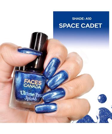 FACESCANADA Ultime Pro Splash Nail Enamel - Space Cadat A10 8ml | High-Shine | Glossy Finish Nail Polish For Women | Quick-Drying | Chip-Resistant | Smooth Application | Festive Collection | Limited - Buy Online on GoSupps.com