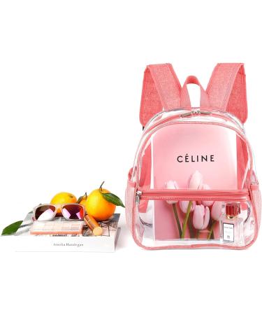 Cute Pink Clear Stadium Approved Mini Backpack - 12x12x6 - Buy Online on GoSupps.com