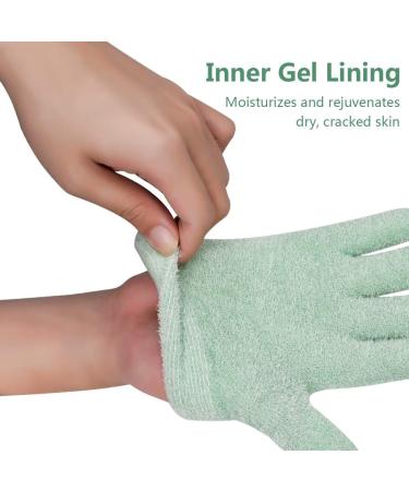 Moisturizing Socks & Gloves Overnight | Gel-Infused Spa Treatment for Dry Cracked Feet & Hands | Essential Oils & Vitamins | Buy Now - Buy Online on GoSupps.com