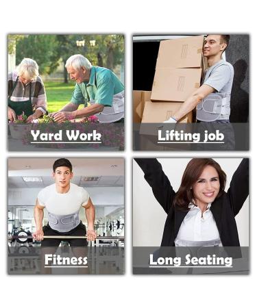 Gopaw Lumbar Spine Turmalin Self-Heating Support Belt - Magnetic Pain Relief Back Brace (Beige L) - Buy Online on GoSupps.com