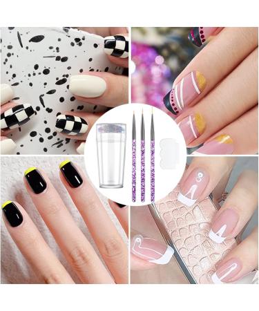 Double Sided Clear Silicone Jelly Stamper for French Tip Nails - Nail Art Manicure Tool - Buy Online on GoSupps.com