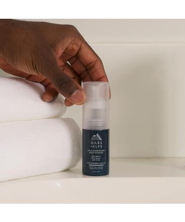 Oars + Alps Anti-Everything Body Powder for Men - Sweat Absorbing and Cooling Formula - 1 Fl Oz - Buy Online on GoSupps.com