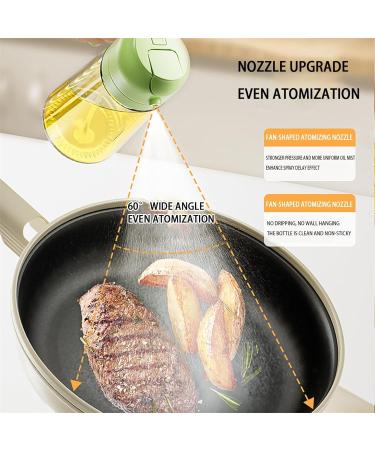 Yerba Mate Oil Sprayer for Cooking Acssart 2 in 1 Glass Oil Sprayer & Dispenser Spray Oil Dispenser For Kitchen Food-grade Oil Mister for Air Fryer Salad Frying BBQ (Orange) - Buy Online on GoSupps.com