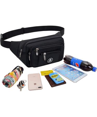 Buy Ariineer Waterproof Bunkbag - Plus Size Hip Bag for Travel & Sports - Unisex Running & Belly Pocket in Black - Buy Online on GoSupps.com