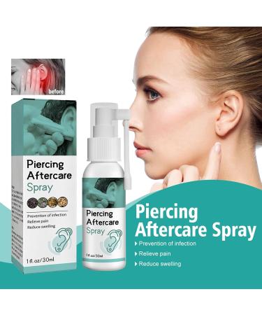 Piercing Aftercare Spray Solution After Care Cleanser For Ear Piercing Cleaning Supplies To Cleanse And Soothe Swelling Irritated Skins Cleansing Treatments Soothing Mist For Ear Nose Tongue Piercings - Buy Online on GoSupps.com