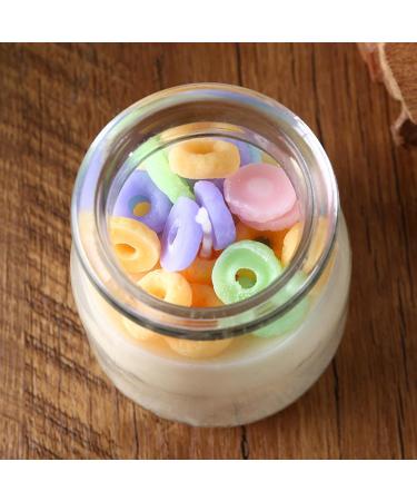 Buy Pudding Cup Donut Shape Scented Candle - 230G Floral Soy Wax Aroma | Perfect Gift for Home Decor Weddings and Meditation - Buy Online on GoSupps.com