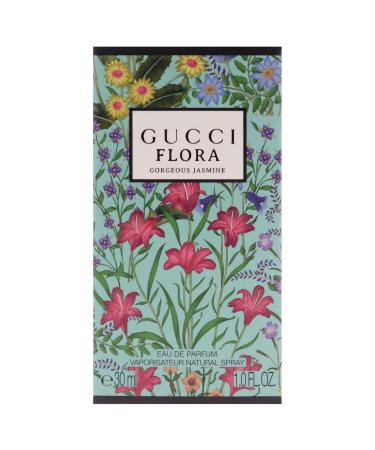 Gucci Flora Gorgeous Jasmine by Gucci for Women 1.0 oz Eau de Parfum Spray Floral Rose Sandalwood 1 Fl Oz (Pack of 1) - Buy Online on GoSupps.com