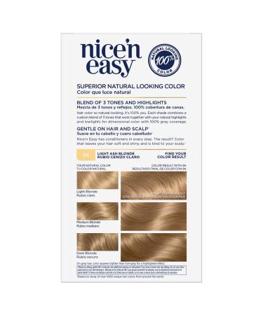 Clairol Nice N Easy 9A Light Ash Blonde Hair Color - 3 Count | International Shipping Available - Buy Online on GoSupps.com