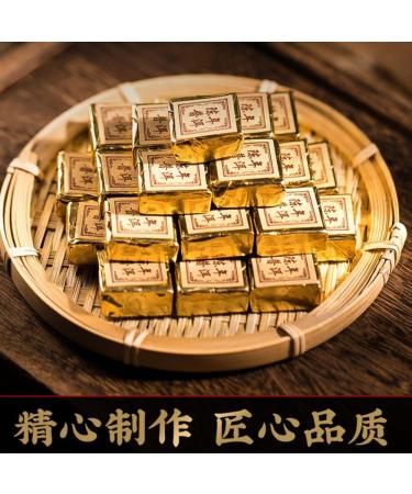 Th M r Pu-erh Vieilli Du Yunnan Petit Tuocha En Brique Dor e 500g / 17 64oz D'ar me De Th Naturel - Buy Online on GoSupps.com