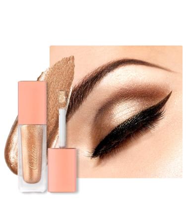 Oulac Metallic Liquid Eyeshadow Glitter Eyeshadow| Metallic Liquid Eyeliner Shimmer Eye Makeup| Non-creasing Lightweight Moisturizing Formula Easy to Remove. Vegan & Cruelty-Free (09) (09) Jupiter