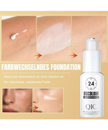 EONFAVE Modified Foundation Long Lasting Natural Flawless Liquid Foundation Makeup Light Feeling Cashmere Lightens and Evens Skin Tone Foundation Makeup Suitable for Medium - Buy Online on GoSupps.com
