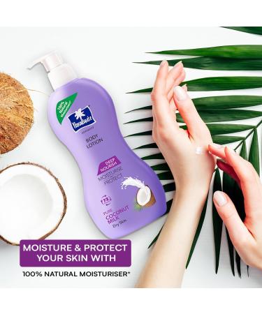 Para_chute Advansed Deep Nourish Body Lotion - 400ml | 100% Natural Coconut Milk for Dry Skin | Unisex 72h Moisturisation - Buy Online on GoSupps.com