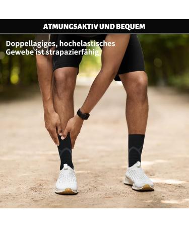 Milaiun Adjustable Ankle Bandage for Men & Women | Comfortable Left & Right Pair | No Straps - Perfect Support for All Activities - Buy Online on GoSupps.com