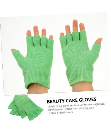 minkissy 4 Pairs Gel Gloves Cracked Skin Gloves Dry Hands Gloves Overnight Gloves for Hands Winter Gloves Overnight moisturizing Gloves Fingerless Mittens Miss Care Leather Gloves Dipping - Buy Online on GoSupps.com