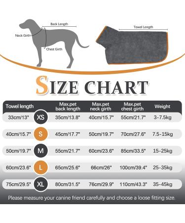 Kuoser Dogenkademelel Extra Absorbent Microfiber Dog Bathrobe Towel - Adjustable Velcro Fastener for Large XL Dogs - Green Dog Bathrobe - Buy Online on GoSupps.com