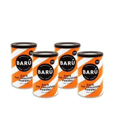 Bar Bar Dark Hot Chocolate Powder Instant Chocolate - 4 x 250g - 48 cups