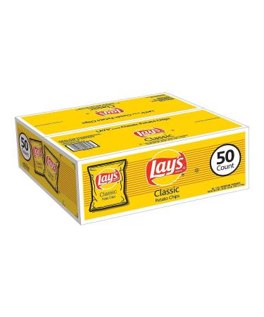 Lay's Classic Potato Chips 1 oz - 50 Count | Bulk Snacks for Parties & Events - Buy Online on GoSupps.com