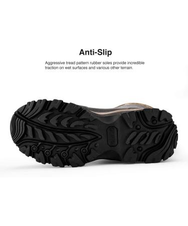 TIDEWE Men's 16 Insulated Waterproof Hunting Boots - 400g Realtree Edge Camo, Size 11 - Buy Online on GoSupps.com