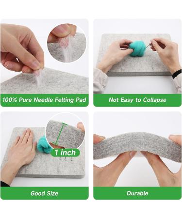 BXDOW 8x10 Inch Grey Wool Felting Pad for Large and Precision Projects - Buy Online on GoSupps.com