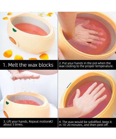Rose Scented Paraffin Wax Refill Blocks 4 lbs - Bulk 6 Pack for Paraffin Baths - Relieves Arthritis Pain & Hydrates Hands/Feet - SUBUCKOOL - Buy Online on GoSupps.com
