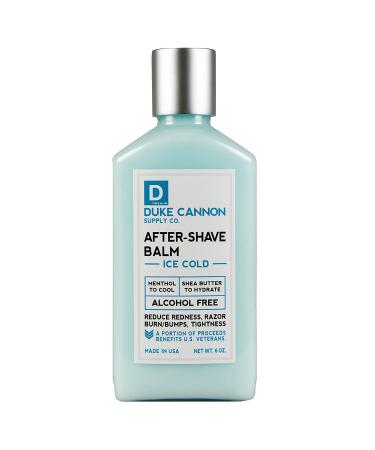 Duke Cannon Ice Cold After-Shave for Men, 6 fl oz/Alcohol-Free, Paraben-Free, Sulfate-Free - Buy Online on GoSupps.com