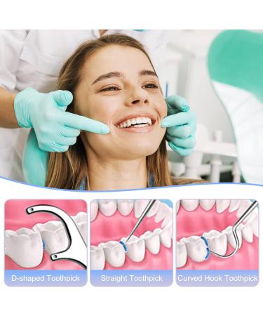 Stainless Steel Toothpicks Set - 7pcs Portable Dental Picks for Home & Travel - Buy Online on GoSupps.com