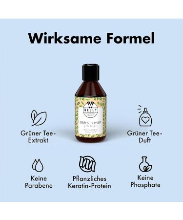 Buy Belly Nourishing Dog Shampoo - Perfect Puppy Shampoo with Keratin & Green Tea | 250ml for Long-Haired Dogs - Fresh Scent & Nourishing Care - Buy Online on GoSupps.com