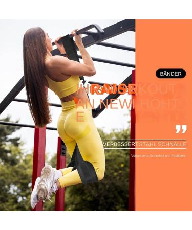 Pull Up Auxiliary Bands - 210 Pound Multifunctional Aid Belt | Strength Training Fitness Equipment High Intensity Pull Up Band for Gym Versatile Workout Resistance Band for Improved Black - Buy Online on GoSupps.com