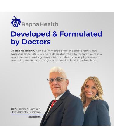 RAPHA HEALTH - Sleep Well | Natural Sleep Aid with Magnesium Glycinate Valerian Root and Chamomile | Non-Habit Forming | 60 Capsules - 30 Nights of Restful Sleep - Buy Online on GoSupps.com