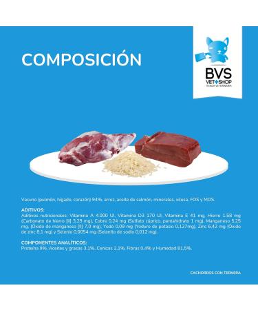 Barakaldo Vet Shop Wet Food for Puppies with Beef for Dogs 400 g - Buy Online on GoSupps.com