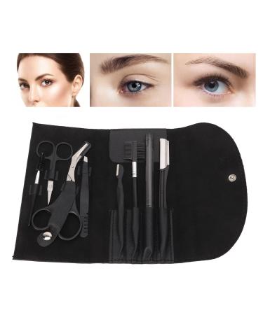 Professional Eyebrow Care Set for Men & Women - Stainless Steel Trimmer & 8-Part Kit - Buy Online on GoSupps.com