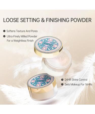 COLORITE CATKIN Translucent Setting Powder Corrects & Porfree Loose Face Powder Matte Finish 15H Long Lasting Oil Control and Hydrates C03 Glass - Buy Online on GoSupps.com