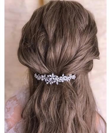 Golewedy Rhinestone Hair Clips - Bridal Crystal Barrettes for Women | Hair Accessories - Buy Online on GoSupps.com