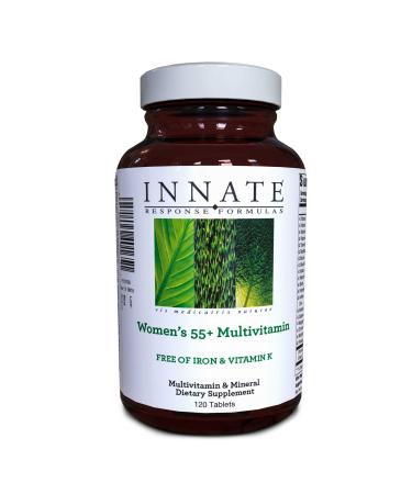 Innate Response Formulas Women's 55+ Multivitamin Free of Iron & Vitamin K 120 Tablets