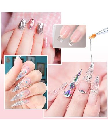 2oz Clear Builder Gel for Nail Extensions and Sculpting - Salon-Quality UV Gel for DIY Nail Art at Home - Buy Online on GoSupps.com