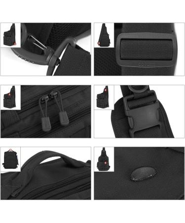 Huntvp Tactical Sling Backpack - Water-Repellent Military Shoulder Bag for Fishing Camping & Outdoor Sports - Camouflage Crossbody Bag - Buy Online on GoSupps.com