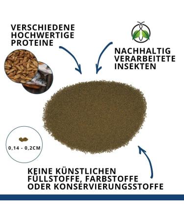 Fluval BUG BIGES FISS FUST - Insect Larvae Granules for Tropical Fish | Slow-Falling 125g Pack (1.4-2.0mm) - International Shipping Available - Buy Online on GoSupps.com