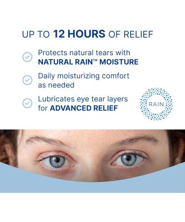 Rain Preservative-Free Eye Drops for Severe Dry Eyes | Natural Relief for Itchy Eyes | Proprietary Formula for Ultimate Comfort - Buy Online on GoSupps.com