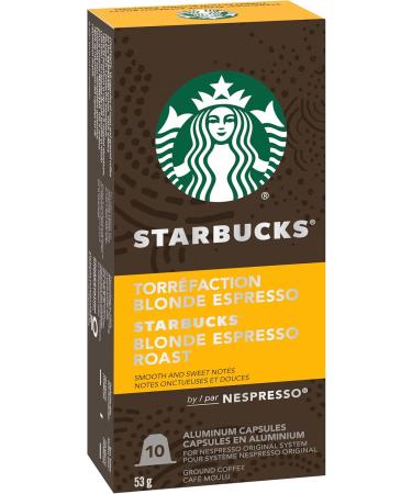 Starbucks by Nespresso Blonde Espresso Roast Nespresso Coffee Capsules Original Line Compatible & By Nespresso Single Origin Columbia Nespresso Ground Coffee capsules - Buy Online on GoSupps.com