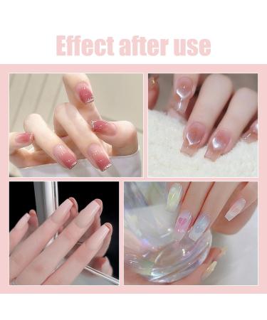 WOKOTO 4 Pcs Ombre Nail Brush Set - Gradient Nail Sponges & Silicone Brushes for Gel Nails Acrylic Application & French Tip Nail Art - Essential Nail Art Tools - Buy Online on GoSupps.com