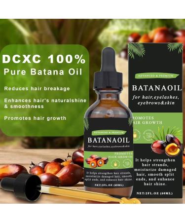 Huile de Batana pour la croissance des cheveux Huile capillaire pure de Batana bio Nourrit le cuir chevelu R duit la chute Apporte de la brillance Favorise la pousse des cheveux 2pcs - Buy Online on GoSupps.com
